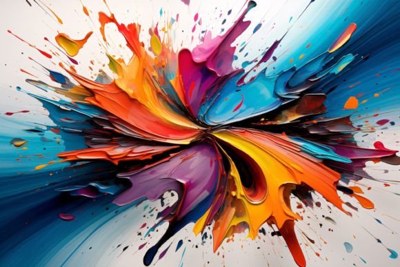 Download Abstract Watercolor Modern Art - Color Collection