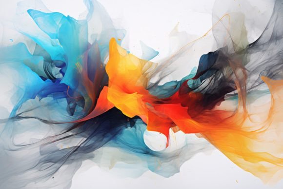 Download Abstract Watercolor Modern Art - Color Collection